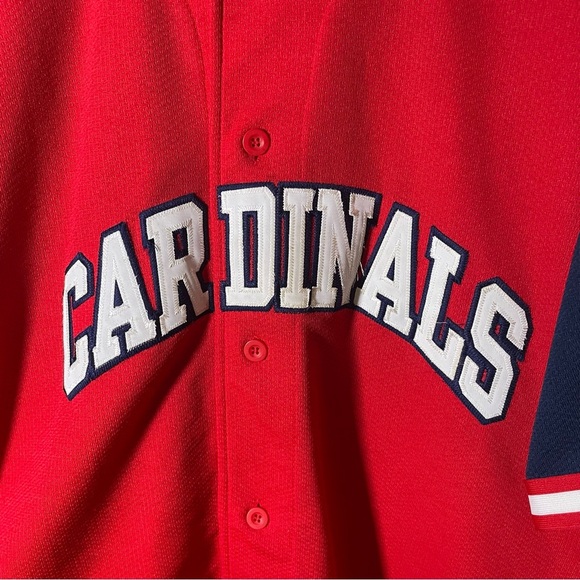 Vintage 1998 Starter St. Louis Cardinals Button Up Shirt - Picture 2 of 7